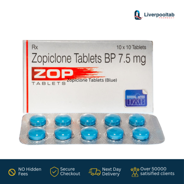 Zopiclone Tablets Blue 7.5mg