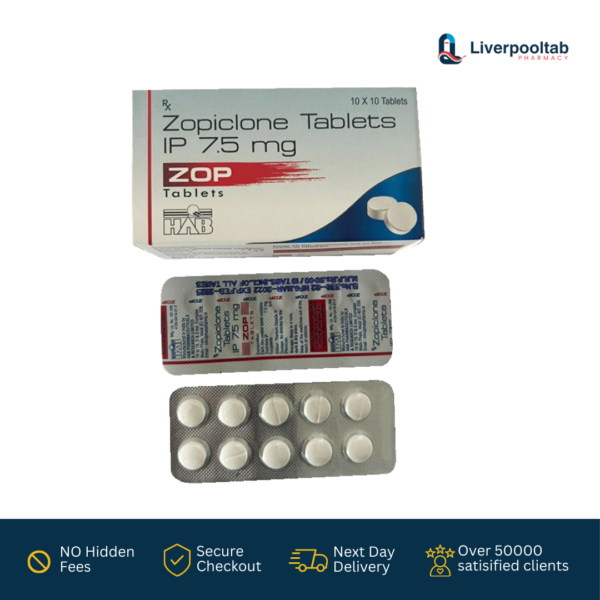 Zopiclone Tablets White 7.5mg